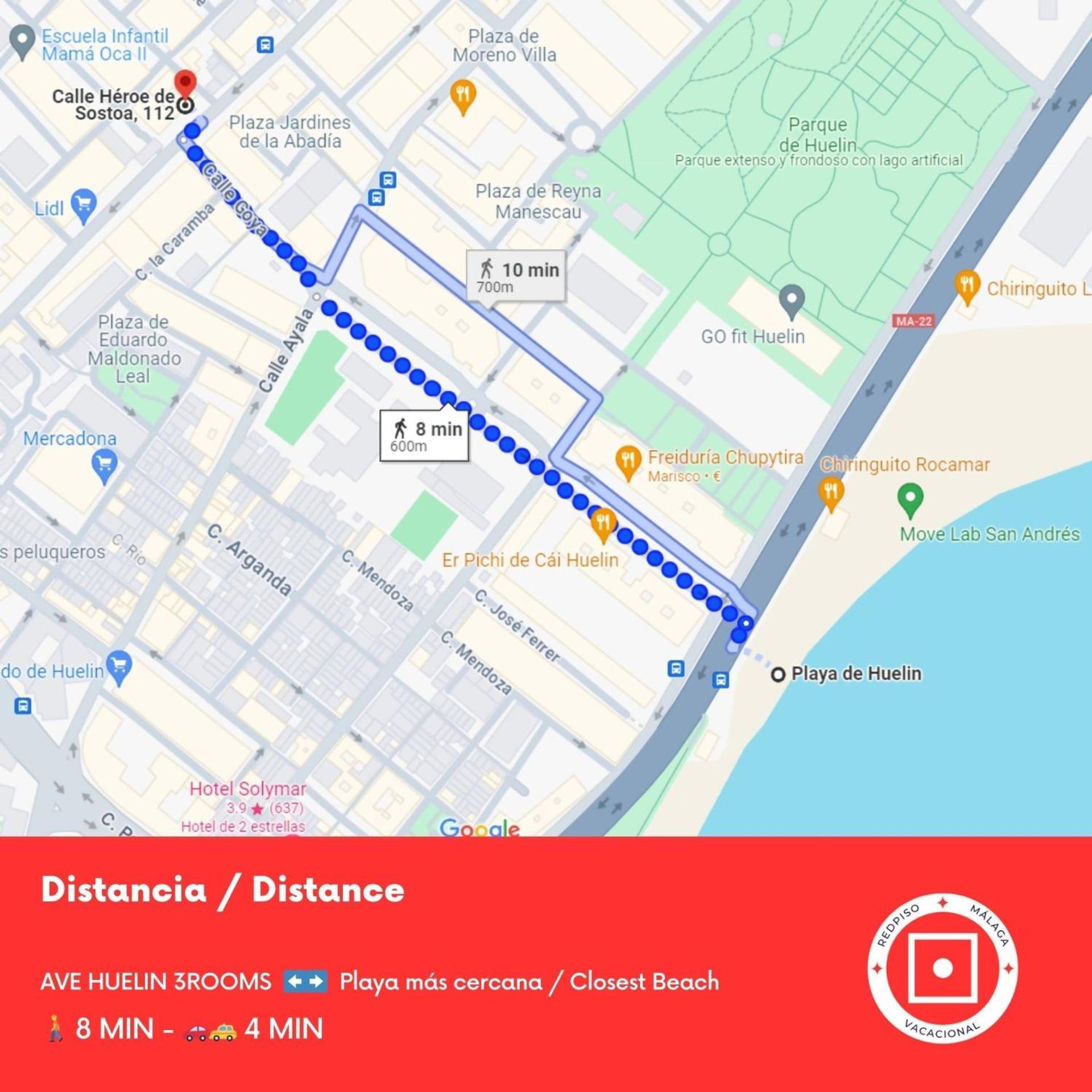 Ave Huelin 3Rooms Alojamiento Con Parking Y Ac Malaga Ngoại thất bức ảnh